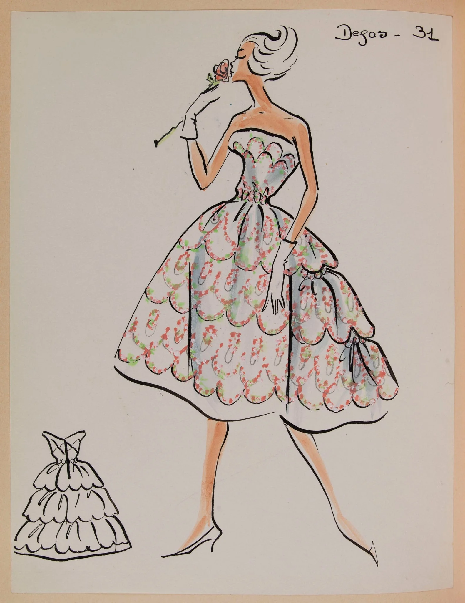 Degas, by Carven, 1958