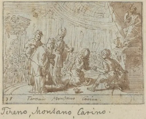 Tirenio, Montano and Carino
