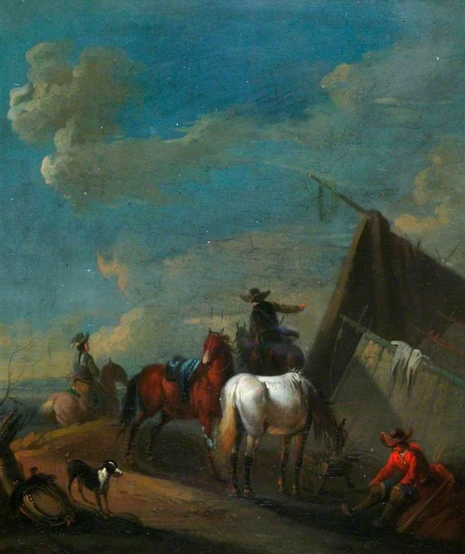 Encampment with Cavalry