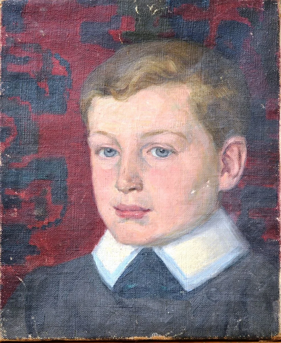 Portret de copil, by Arthur Coulin, unspecified