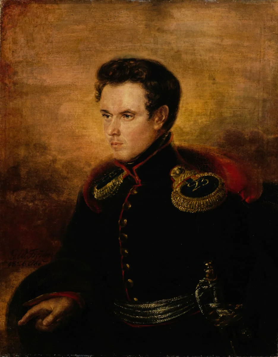 Aliluutnantti Anton af Tengström, by Gustaf Wilhelm Finnberg, unspecified, 1818