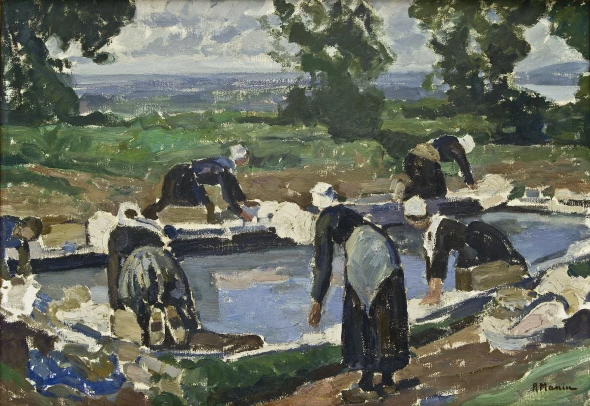 Spălătorese bretone (Plougastel-Daoulas), by Rodica Maniu, unspecified, 1920