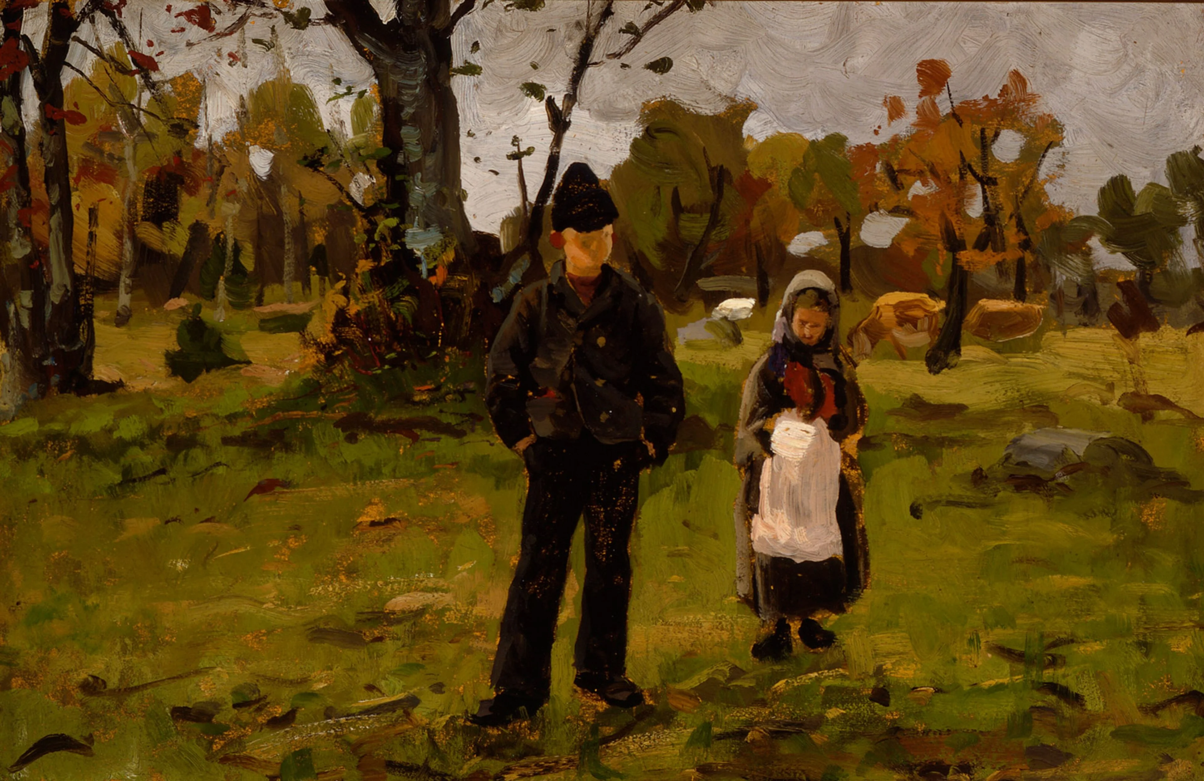 Landscape Study from Eckerö, by Victor Westerholm, oil, 1892