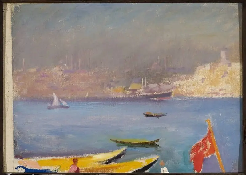 View of Constantinople. From the journey to Constantinople