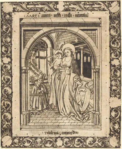The Madonna and Child with the Abbot Ludwig von Churchwalden