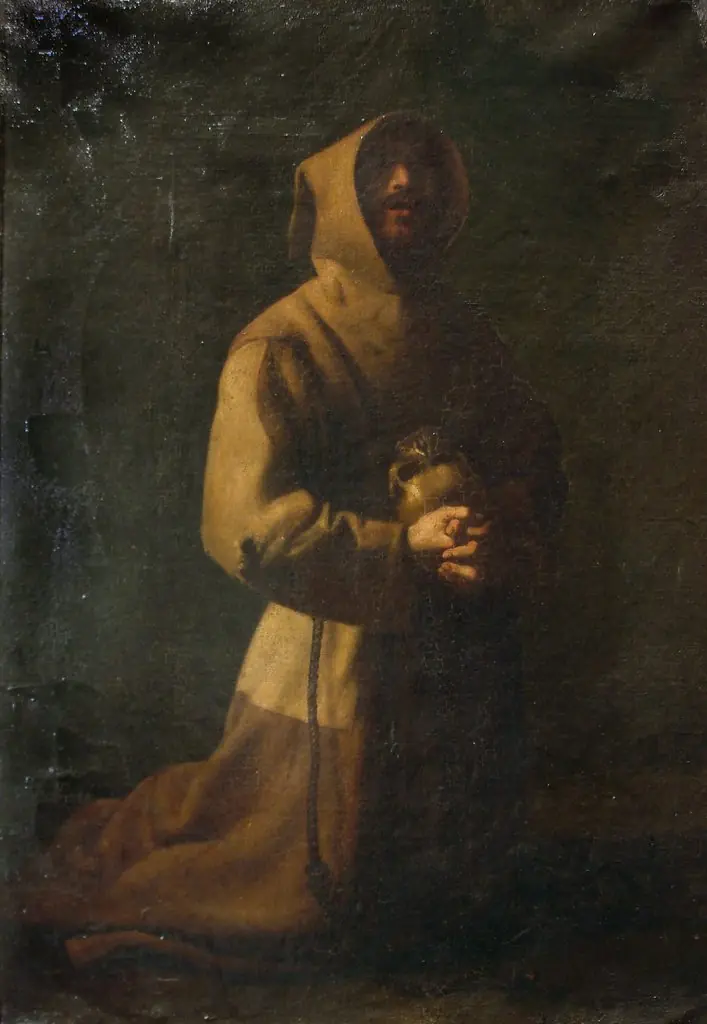 Saint Francis in meditation