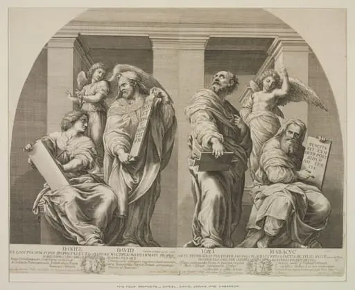 The Four Prophets, Daniel, David, Jonas and Habakkuk