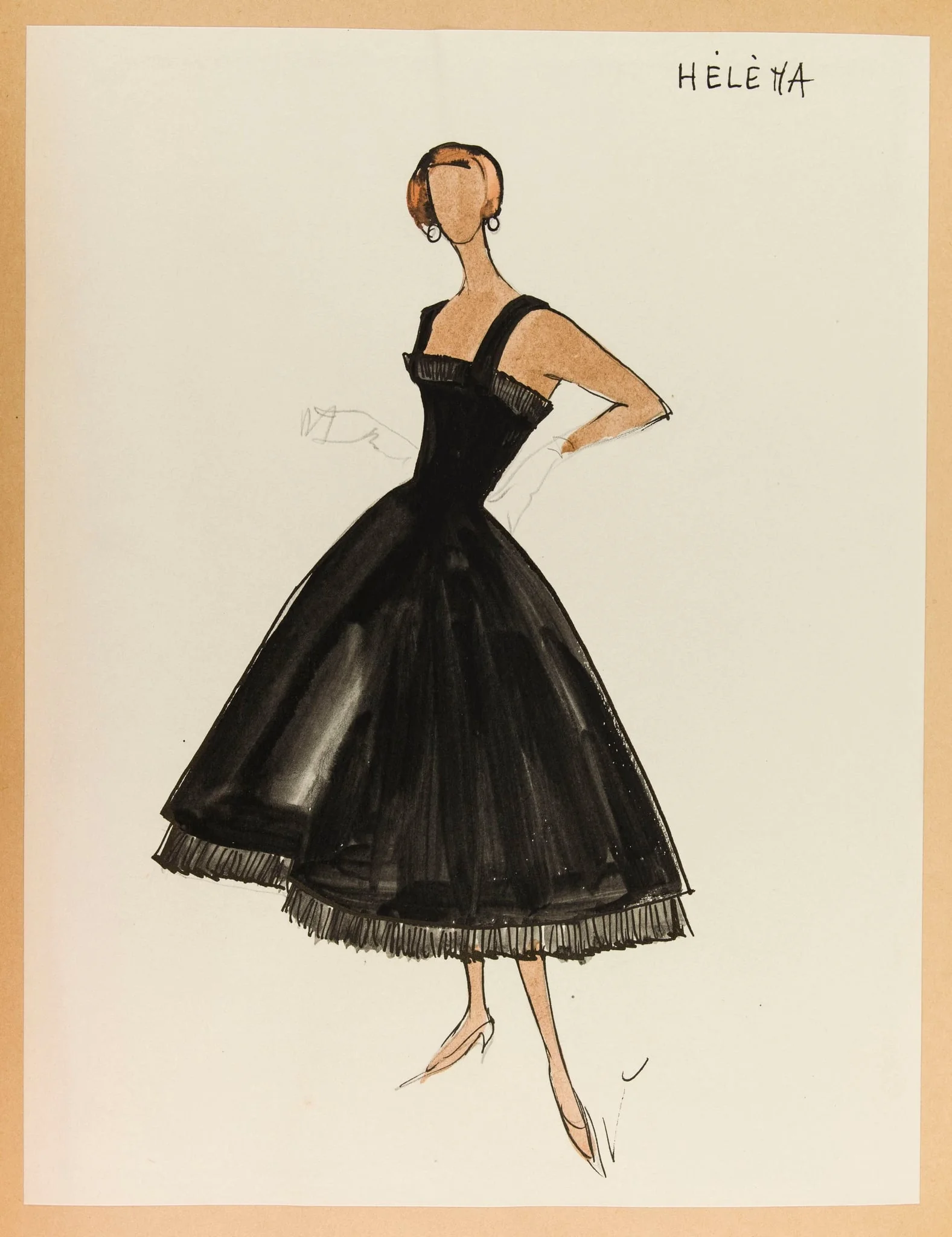 Héléna, by Carven, 1955