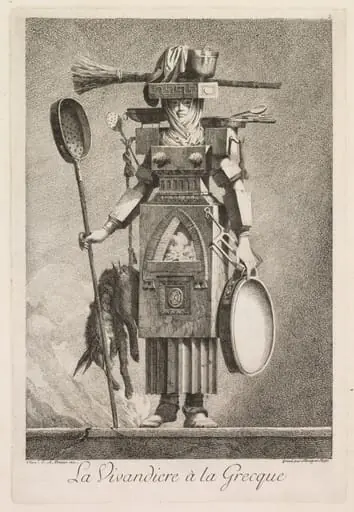 Camp Follower in the Greek Style, Plate 2