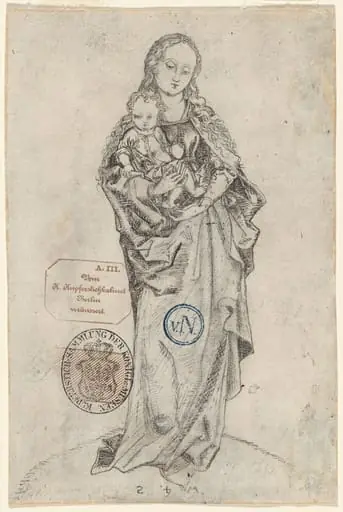 Virgin and Child with the Apple (verso)