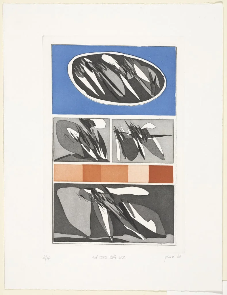 Untitled, by Achille Perilli, ink, 1966