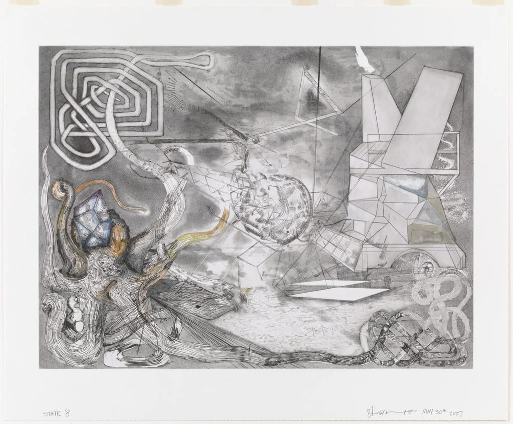 Untitled, by Steve DiBenedetto, gouache, 2007