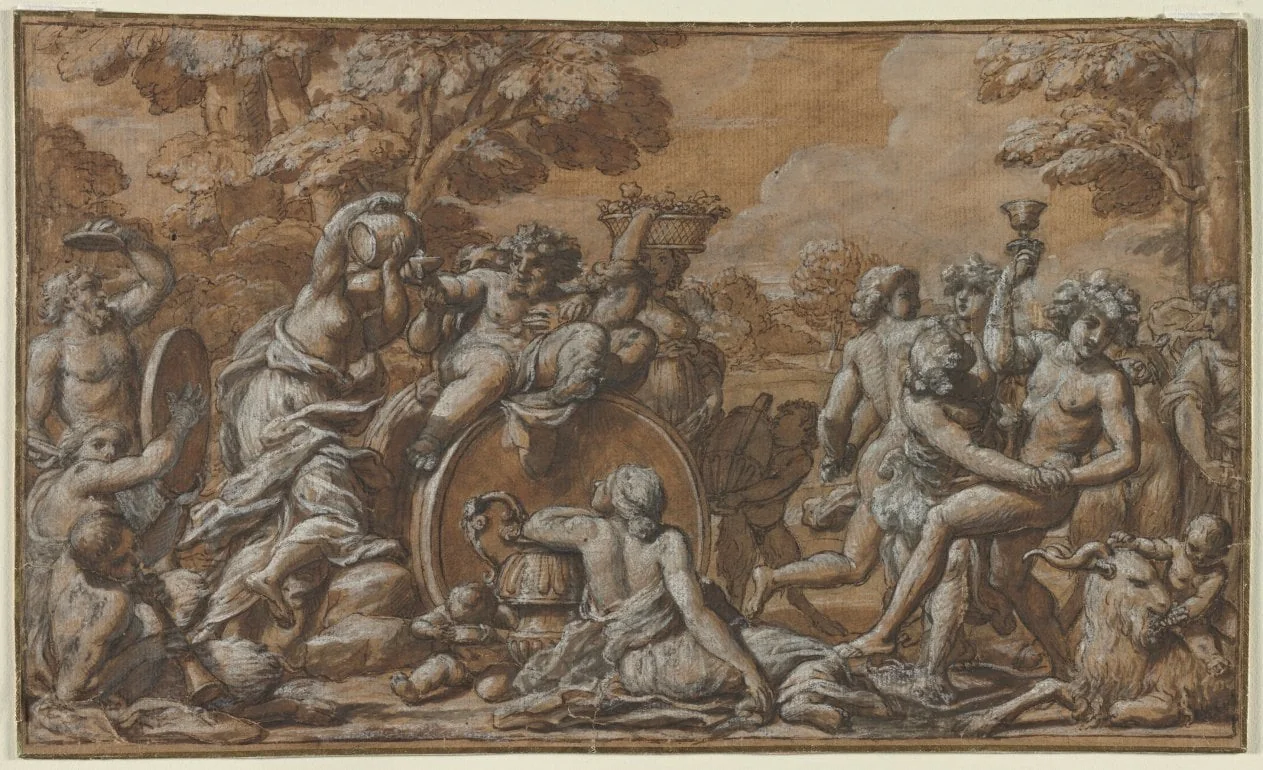 Bacchanal, by Pietro da Cortona, 1604