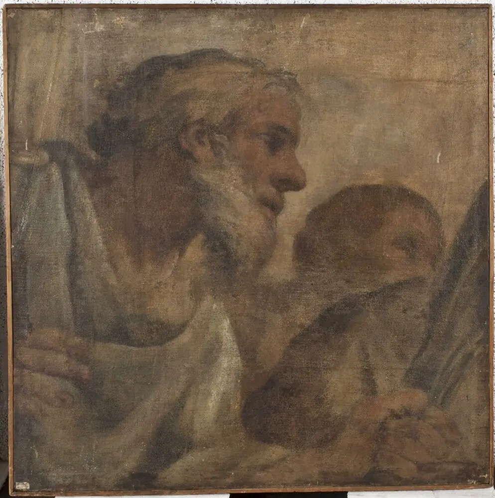 Detail of the vault of the Chapel of St Sebastian in St Peter’s, Rome, cartoon
