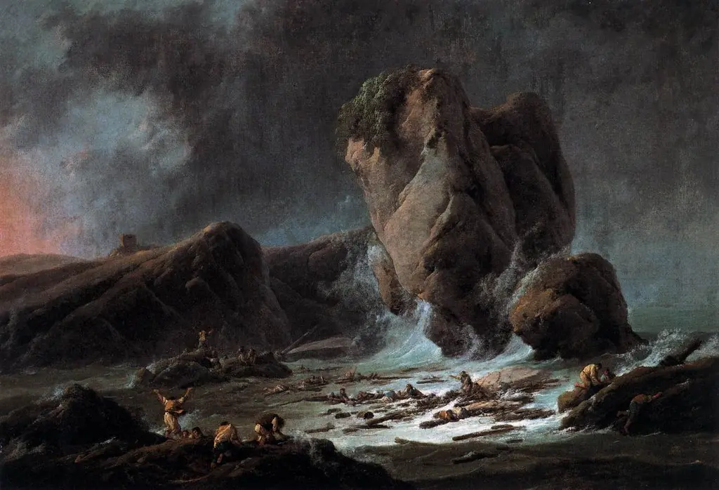 Shipwreck Survivors reaching the Coast