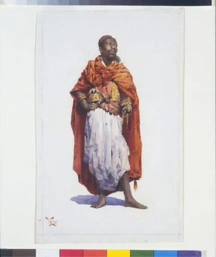 North African man in travelling costume