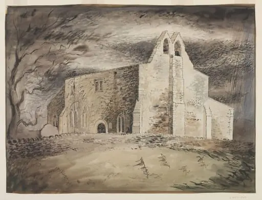 Exterior of the Church of St. Denis, Faxton