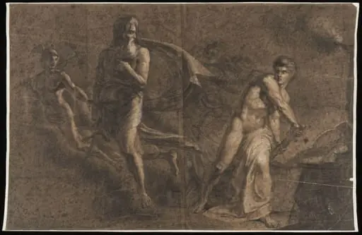 Drawing on Brown Paper