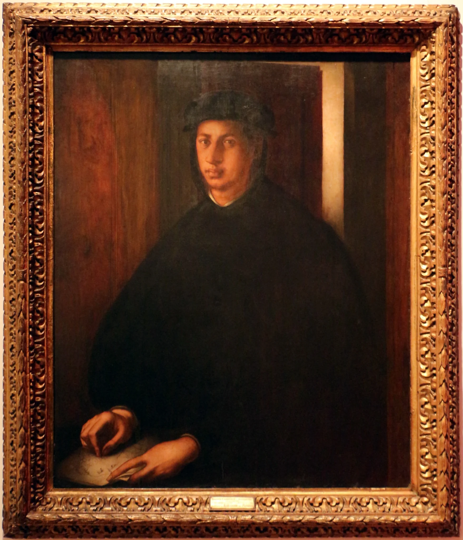 Portrait of Alessandro de' Medici, by Pontormo, oil, 1550