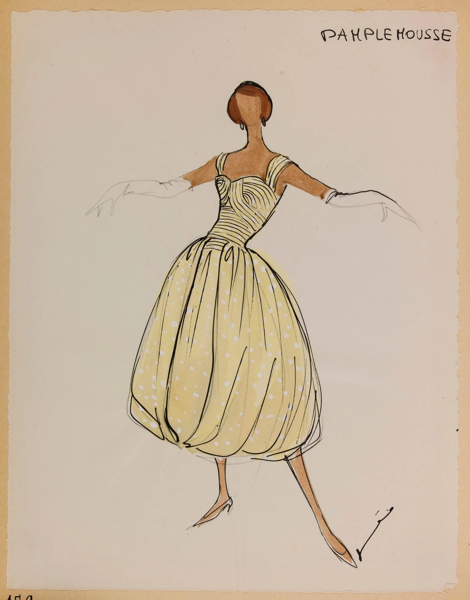 Pamplemousse, by Carven, 1956