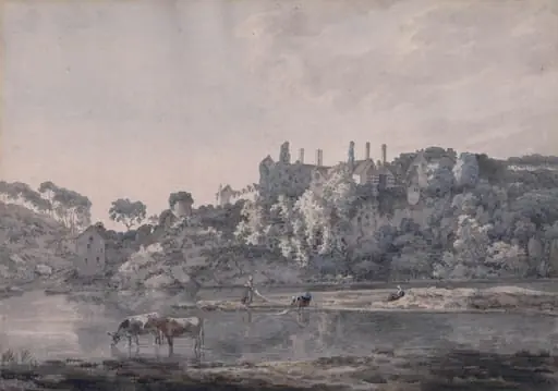 Lismore Castle on the Blackwater in the County of Waterford, Ireland