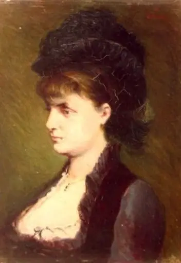 Portret de femeie (cu pălărie)