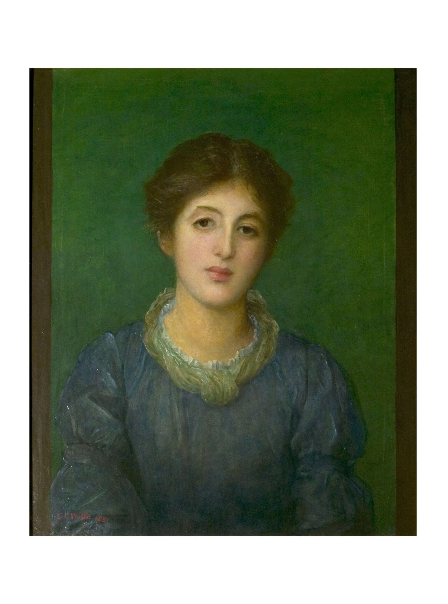 Euterpe Ionides, by George Frederick Watts, oil, 1881