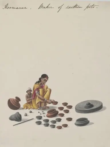 Maker of earthen pots