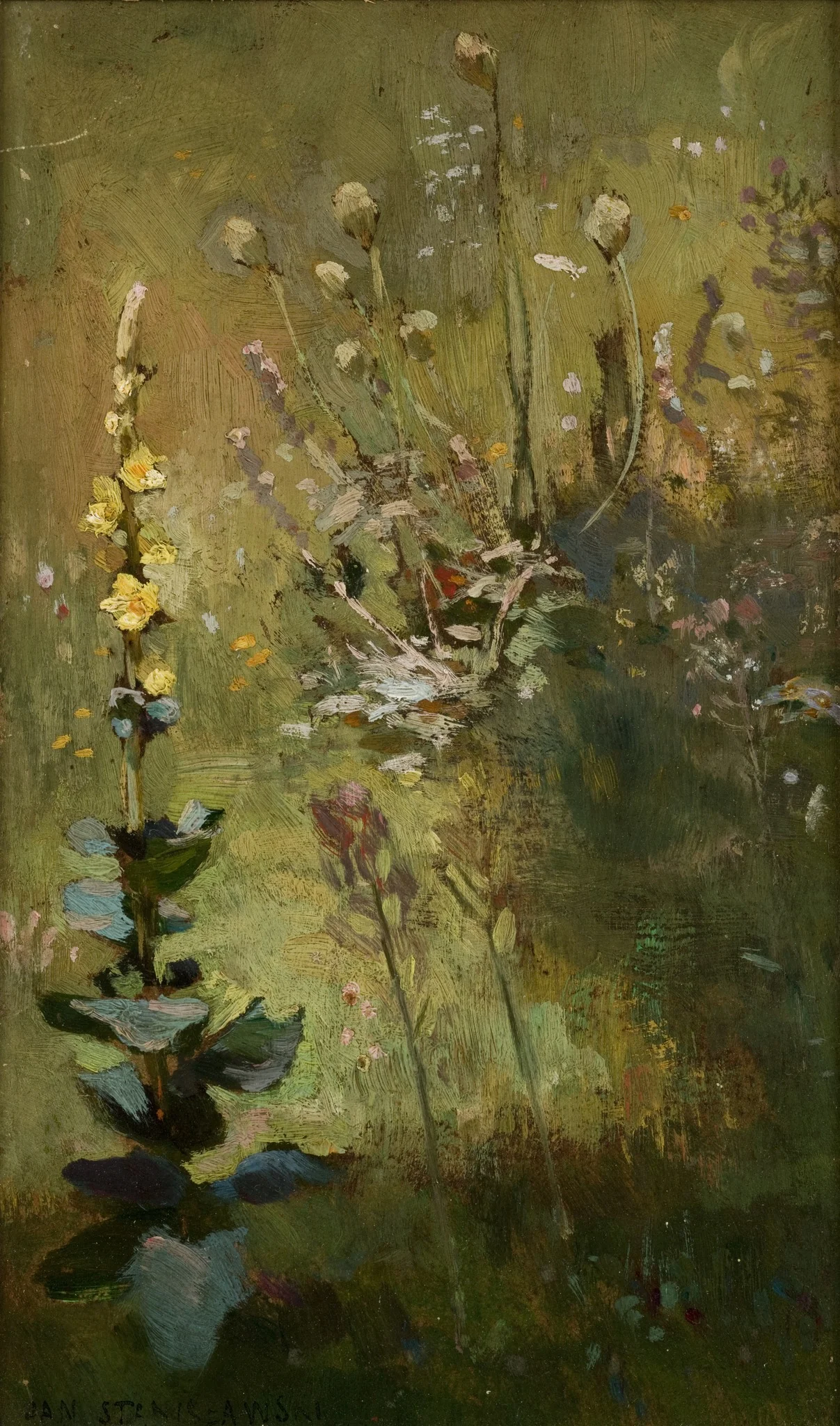 Mullein, by Jan Stanisławski, unspecified, 1894