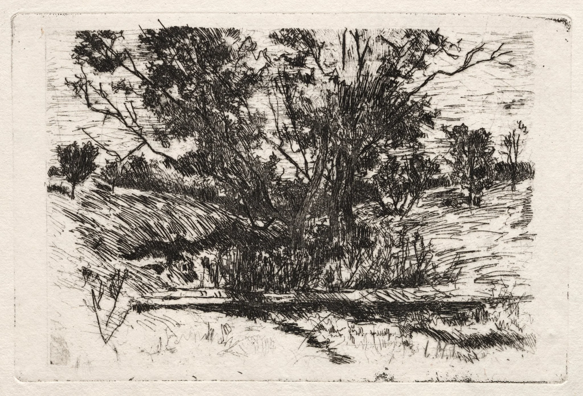 Landscape near Cincinnati, by John Henry Twachtman, 1879