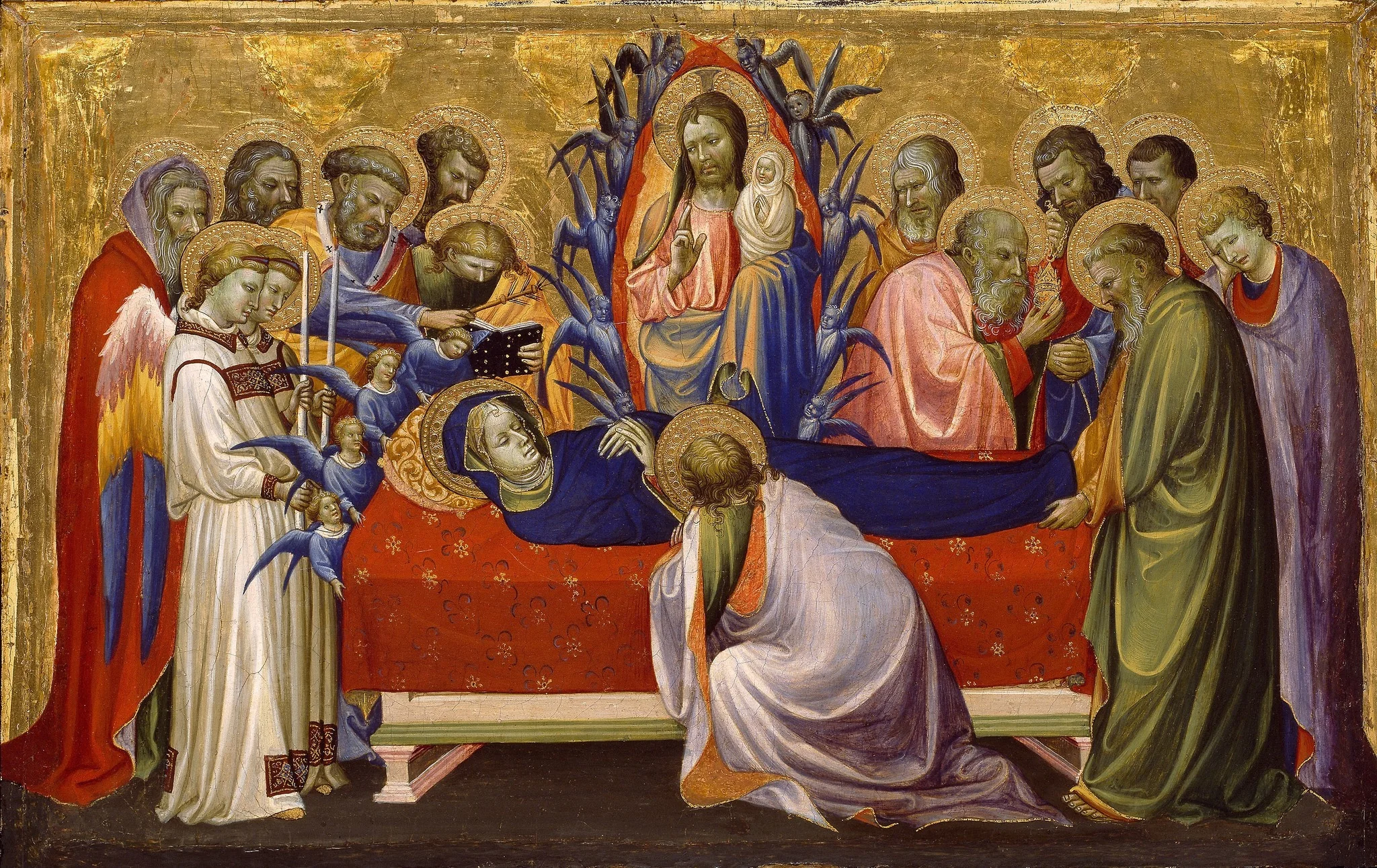 The Dormition of the Virgin, by Gherardo Starnina, unspecified, 1405