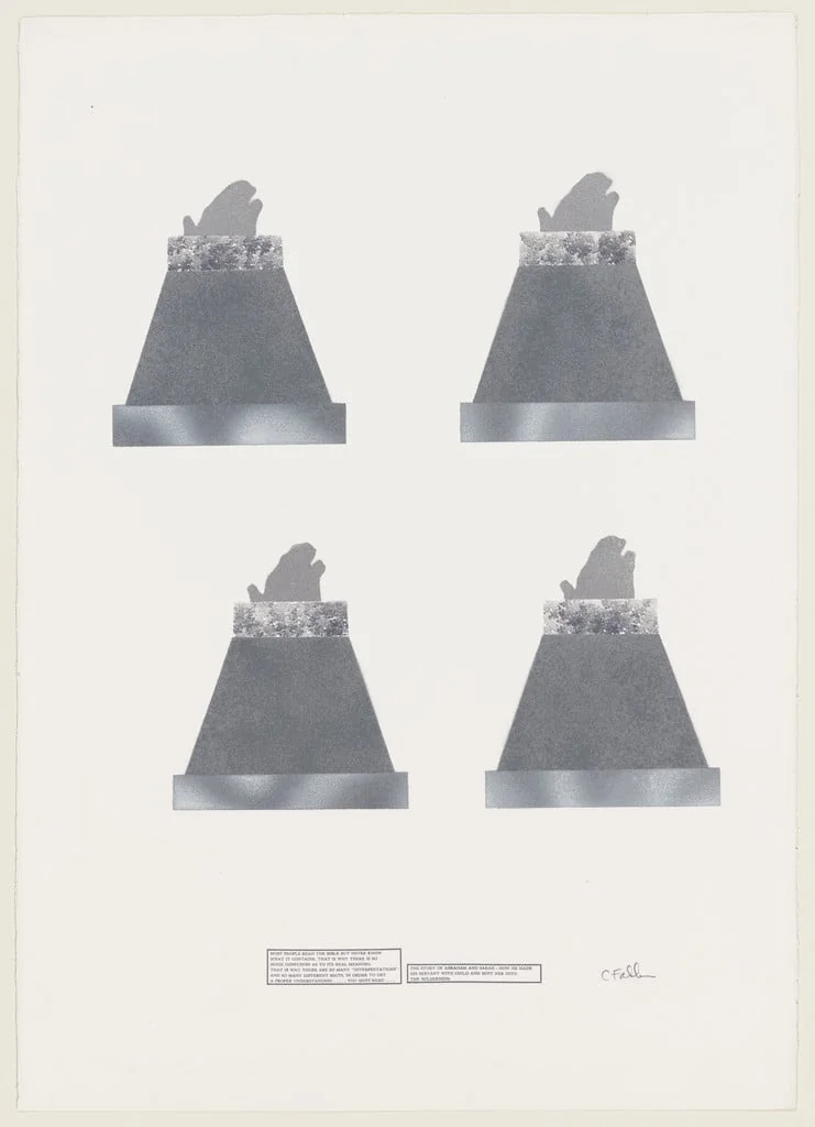 Untitled, by Charles Fahlen, paint, 1969