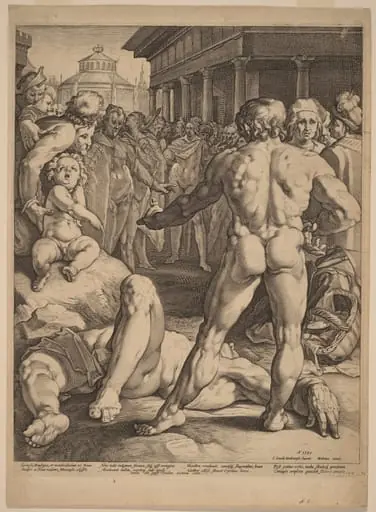 The Fight between Ulysses and Irus
