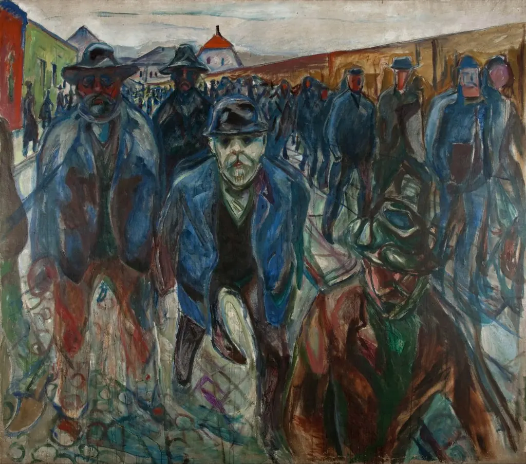Workers on their Way Home