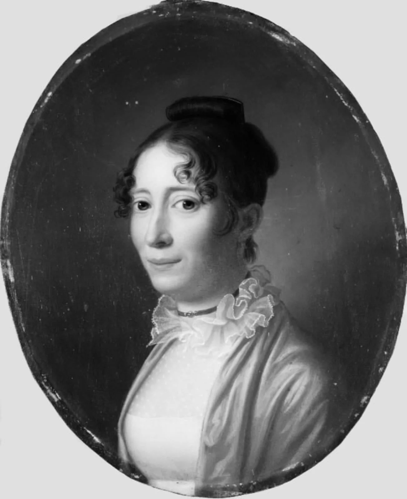 Appolone Smith, f. Lottrup, amtsprovst Troels Smiths anden hustru, by Unknown, 1816