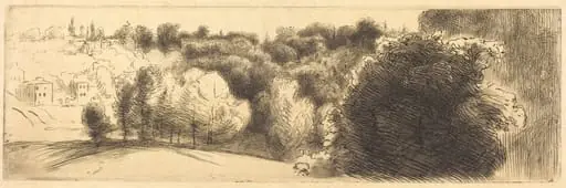 The Road Leading to Bellevue (Le Chemin montant à Bellevue)