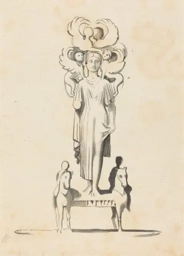 Bronze Figure of Minerva, Found in the Barrowof Achilles