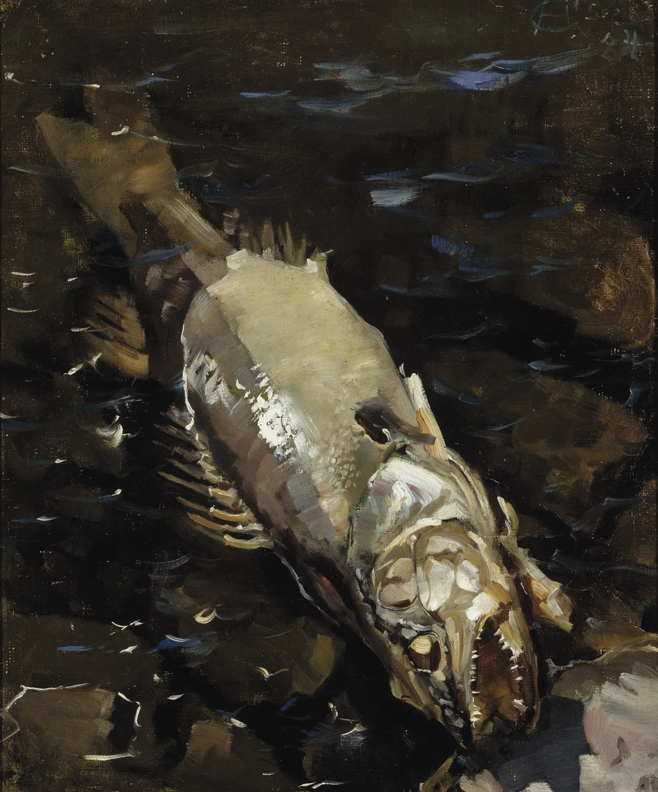 Decaying Sander, by Akseli Gallen-Kallela, oil, 1892
