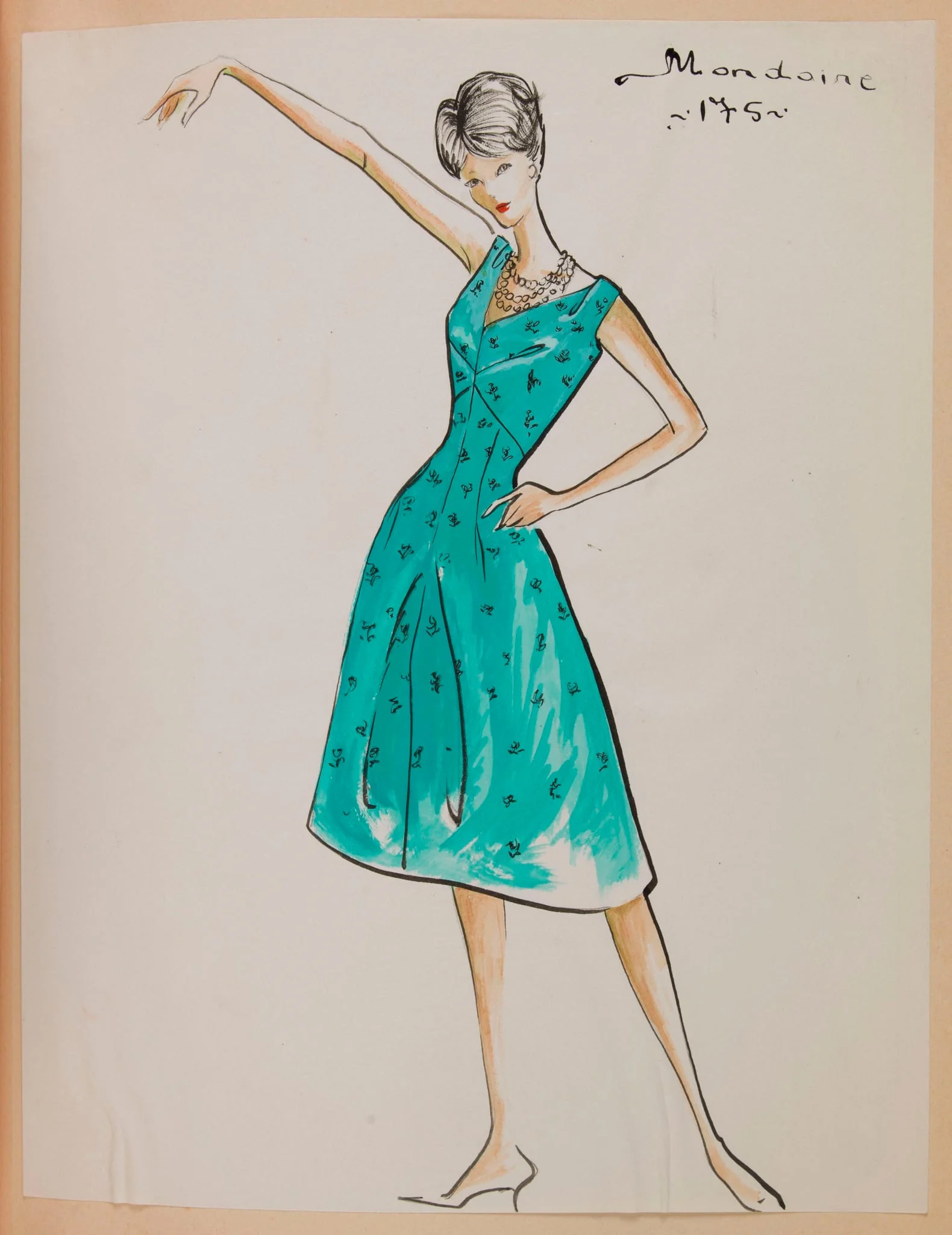 Mondaine, by Carven, 1958