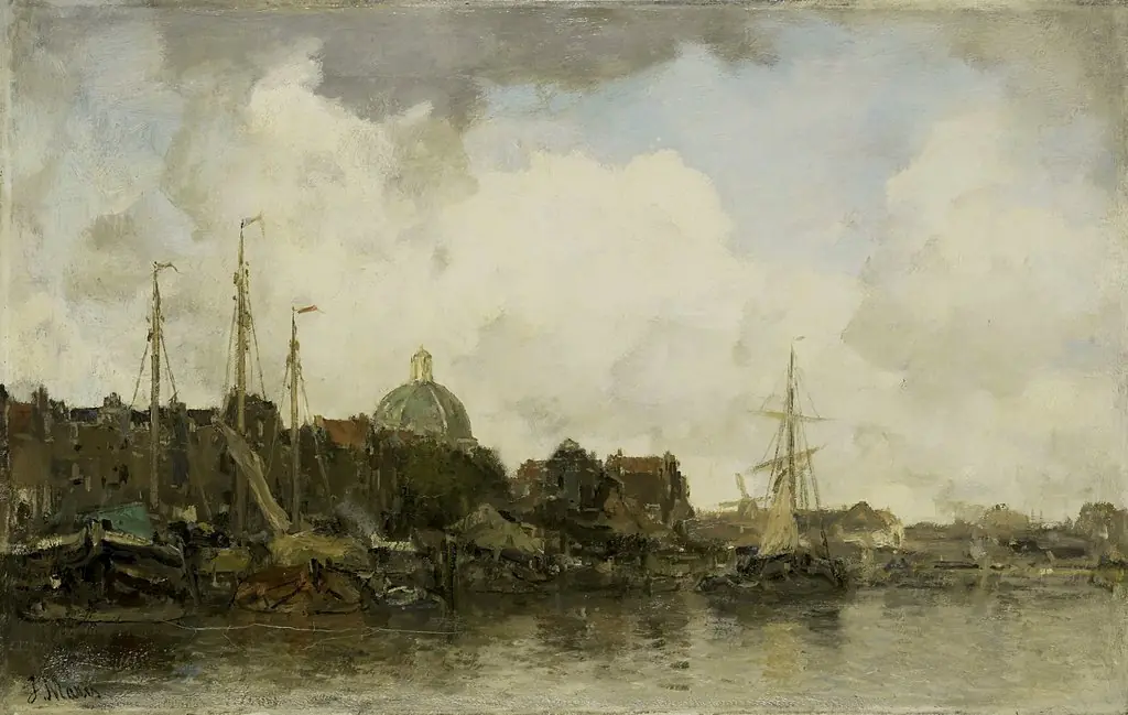 Townscape with a Domed Church