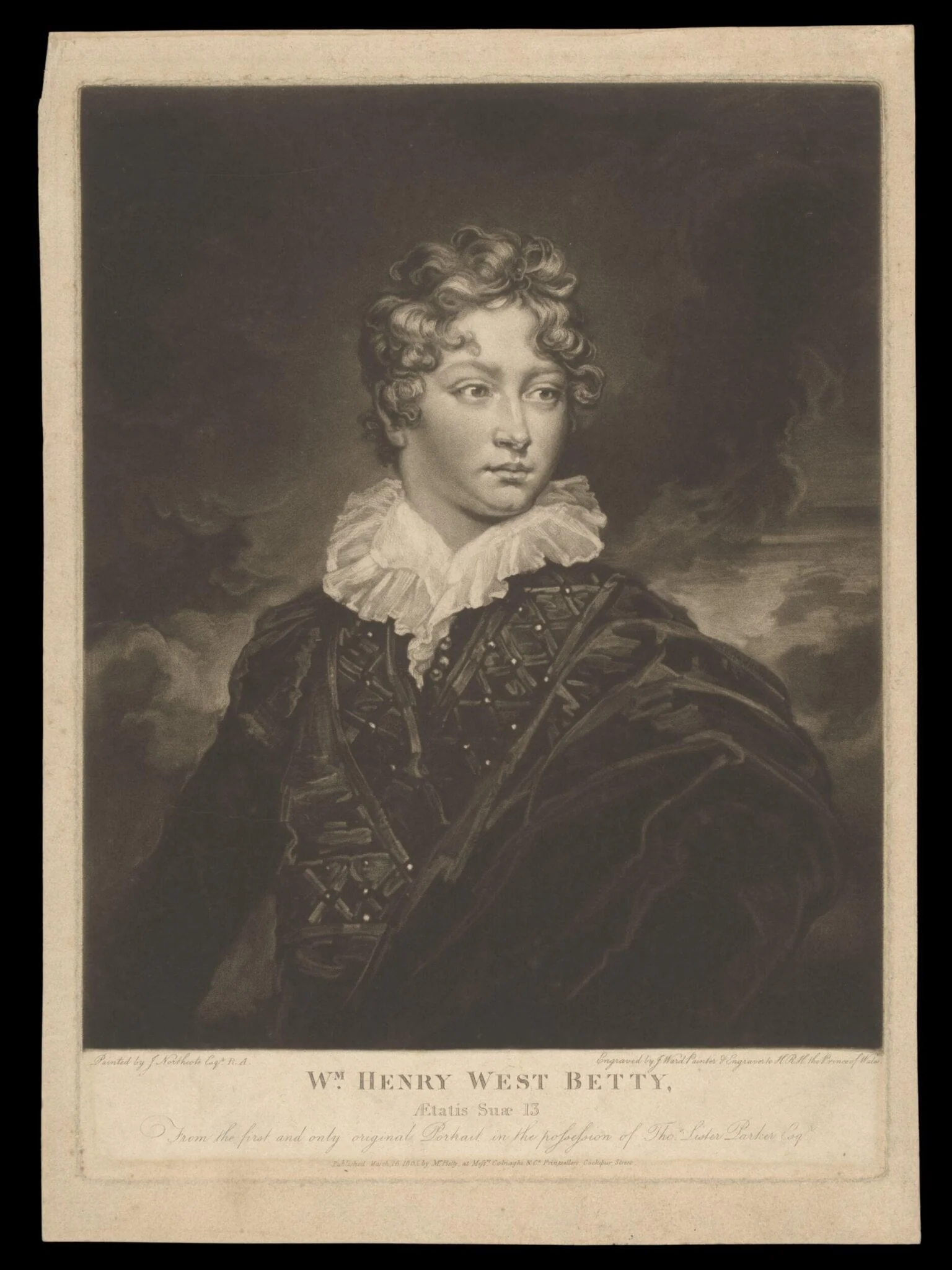 H Beard Print Collection, by James Northcote, 16