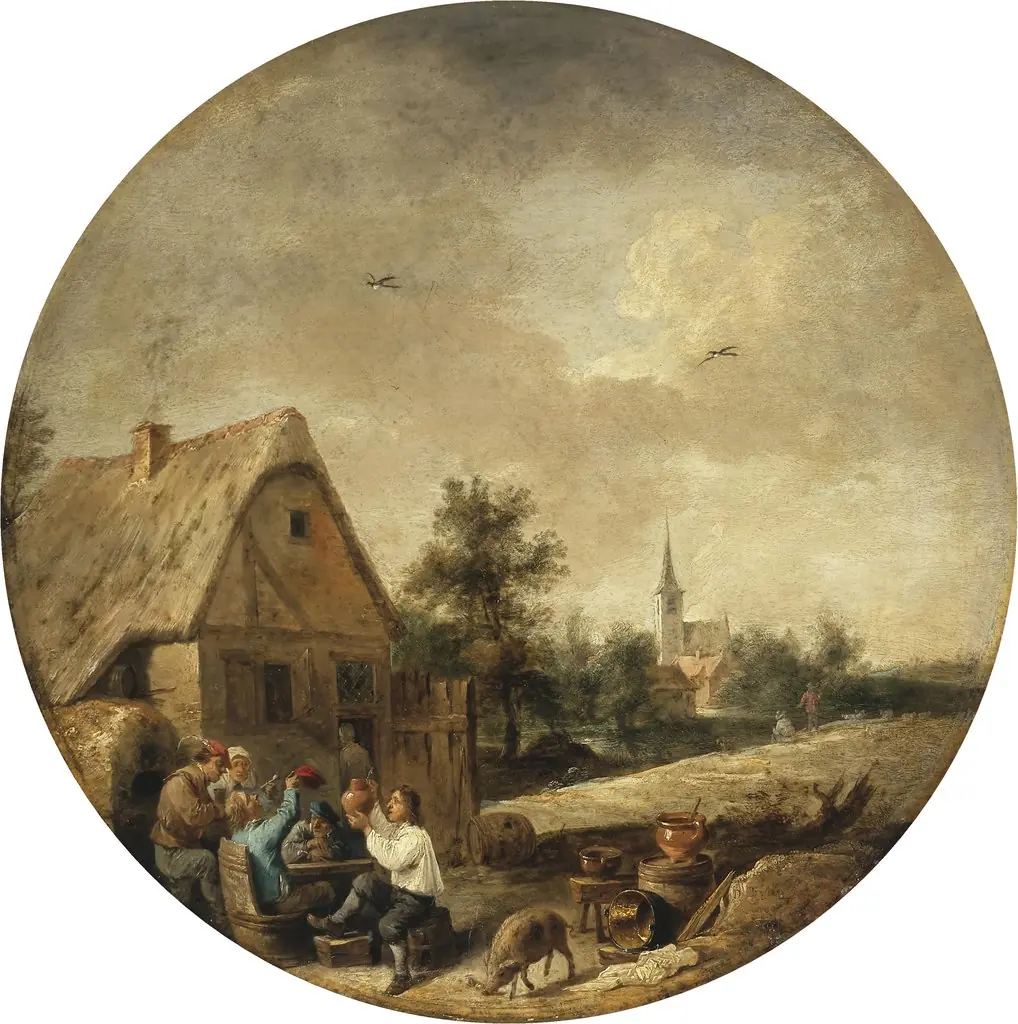 Landscape with a Rural Tavern