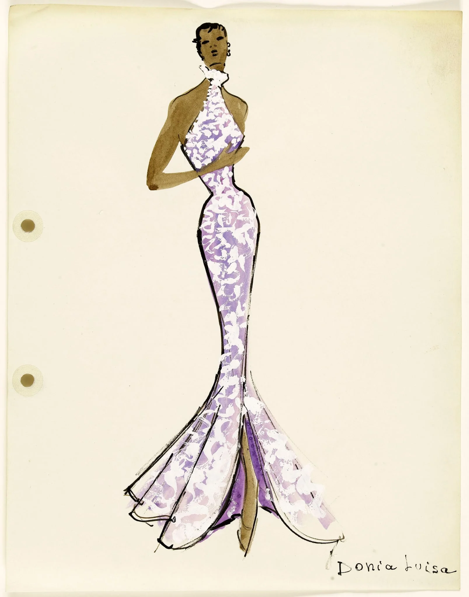 'Donia Luisa', by Marie-Louise Carven, 1951
