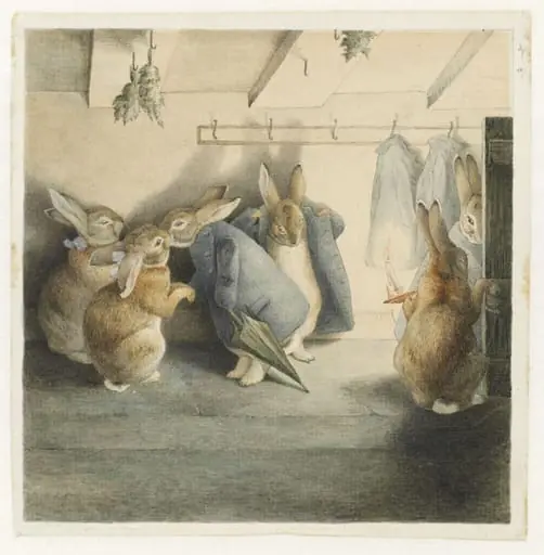 The Rabbits' Christmas Party: The Departure