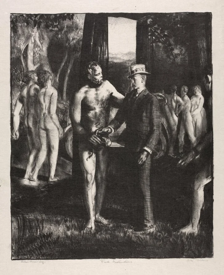 Final Instructions, by George Bellows, 1923
