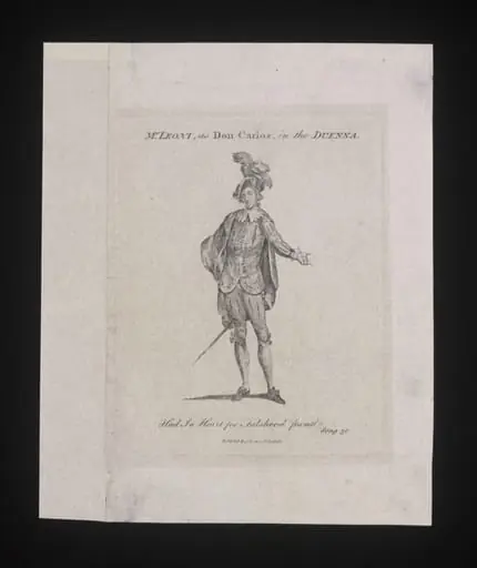 Mr Leoni as Don Carlos in the Duenna