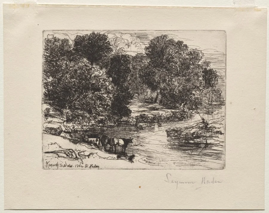Kenarth, by Francis Seymour Haden, 1864