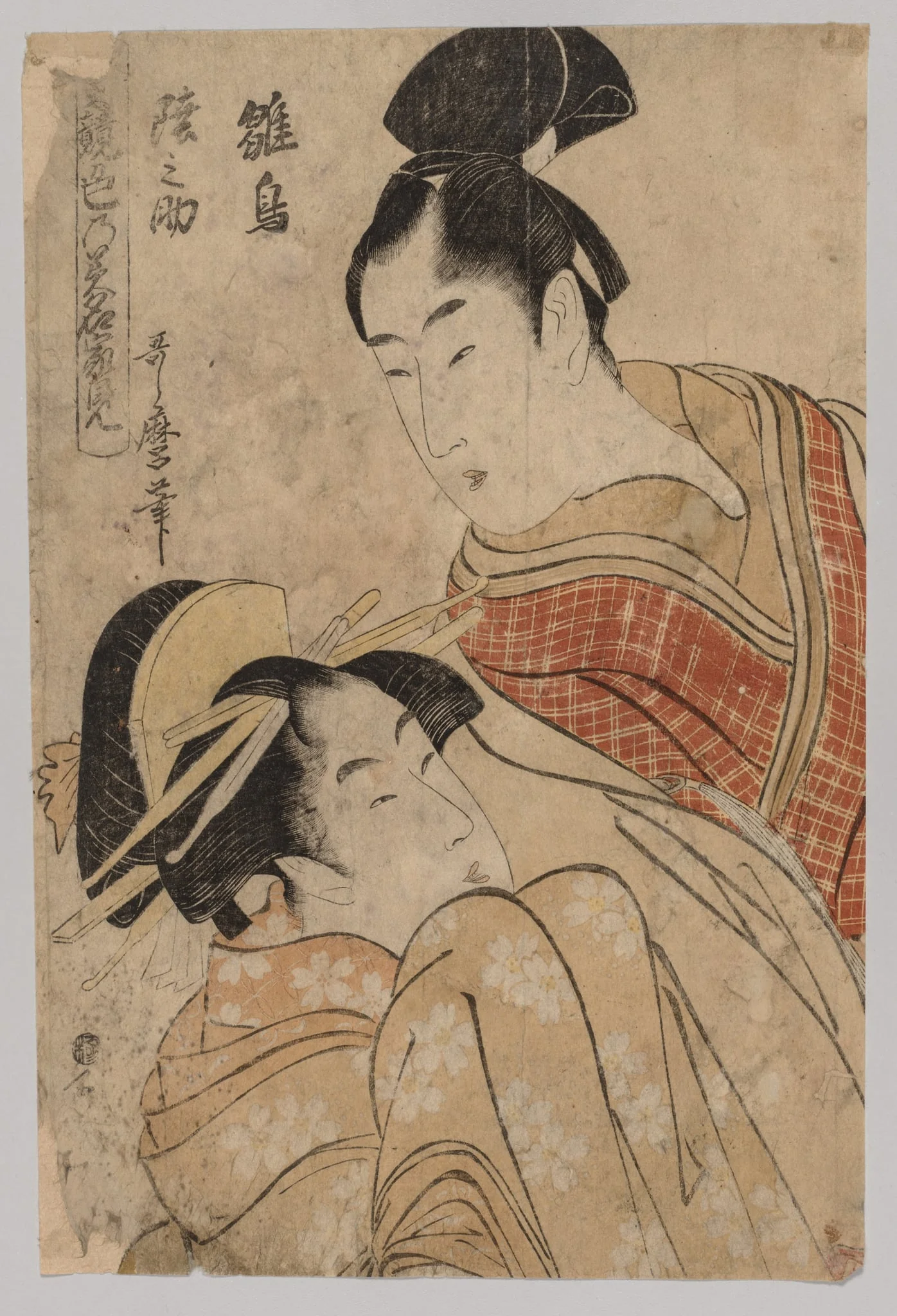 Making Love, by Kitagawa Utamaro, 1780