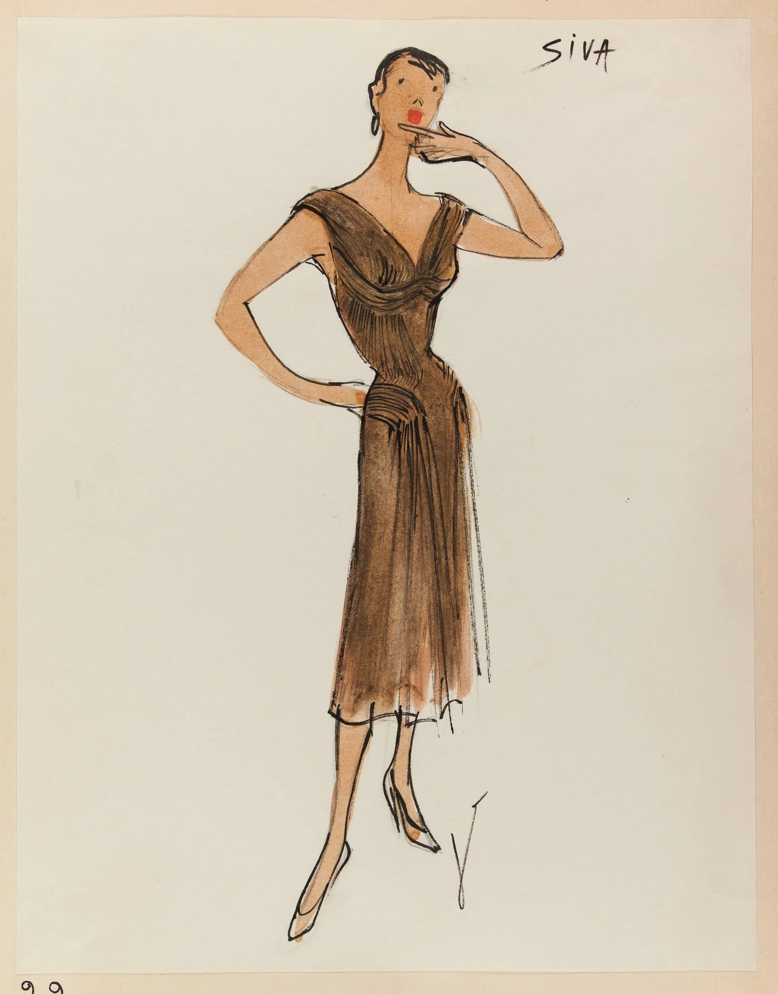 Siva, by Carven, 1952