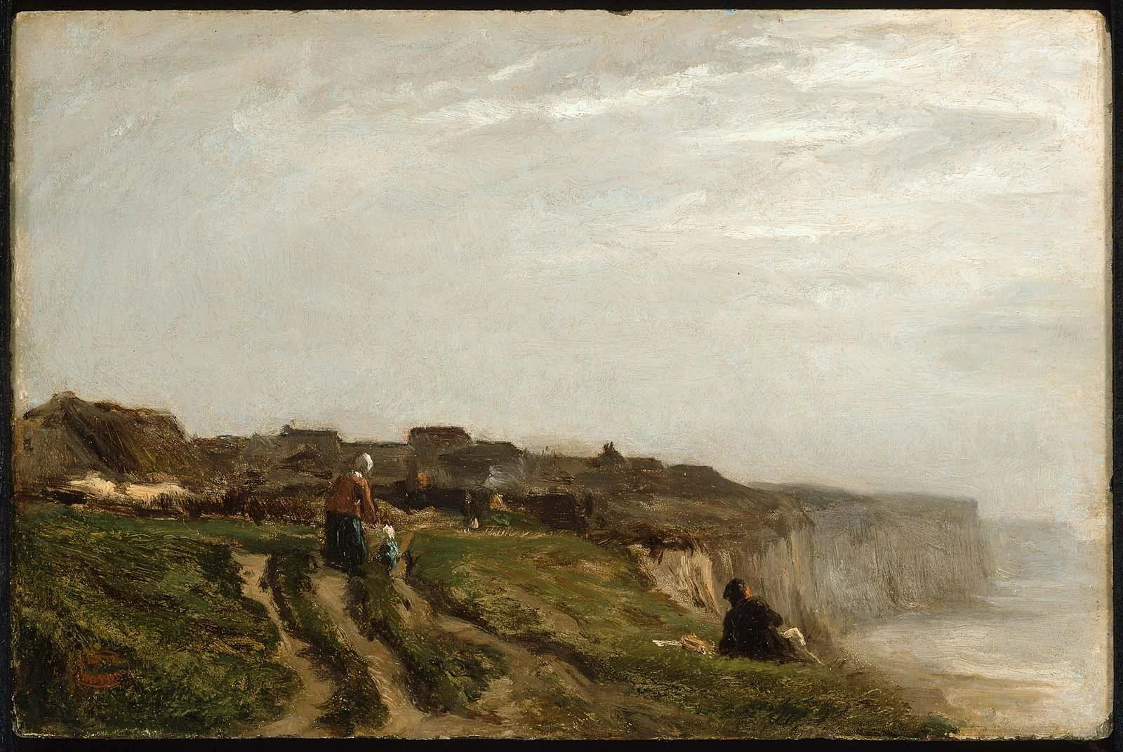 On the Cliff, by Constant Troyon, unspecified, 1847